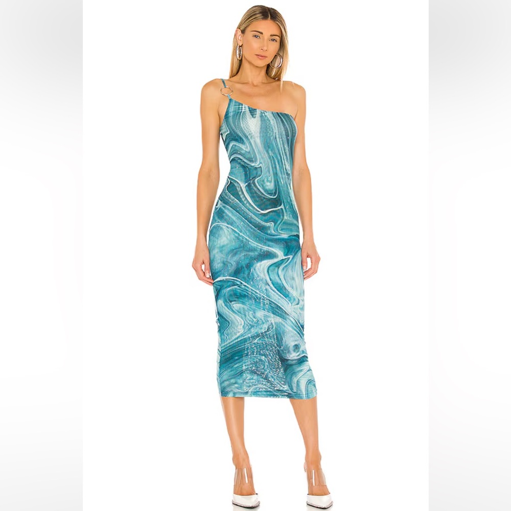 Farai London x Revolve Sky Dress Blue